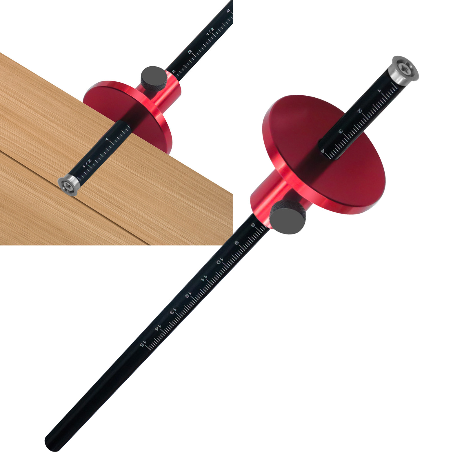 Marking Gauge Tool - Деревообрабатывающий разметочный инструмент с европейским колесным
