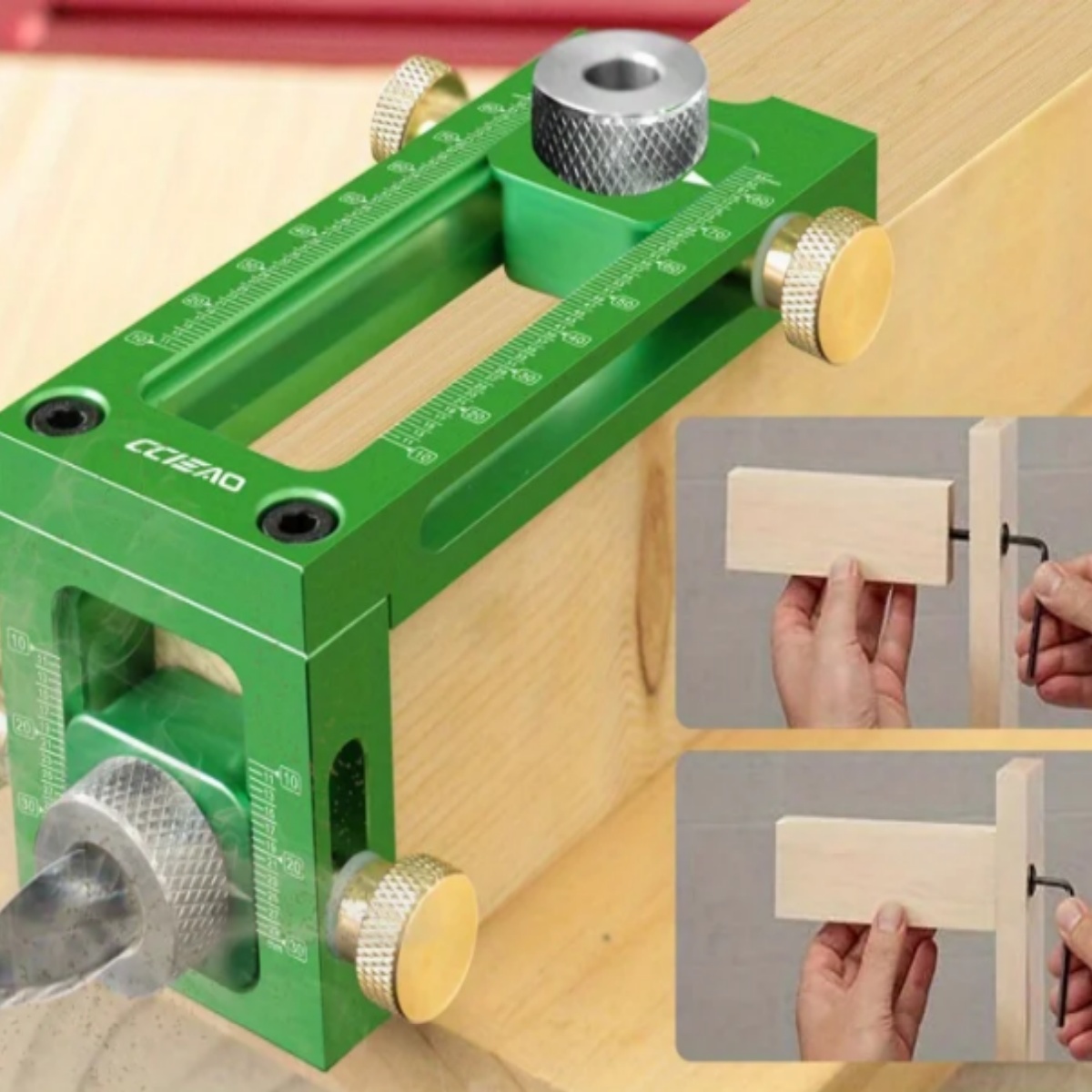 Винтовой зажим 2-в-1, регулиру – обзор и цена Woodworking Jig